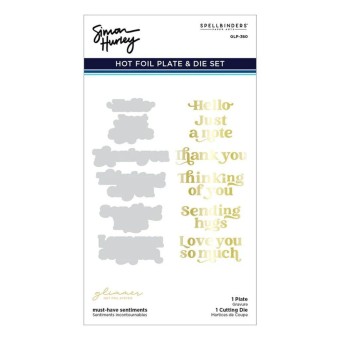 Must Have Sentiments Spellbinders Hot Foil Pl