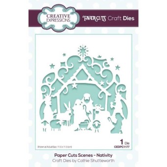 Nativity Paper Cuts Scenes Crafting Metal Die