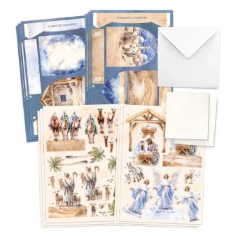 Nativity Scenes Die Cut Pop Up Card Making Ki