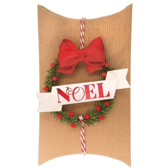 Noel Glimmer Sentiments Spellbinders Hot Foil