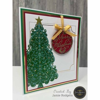 Opulent Christmas Tree Metal Craft Die by Jam