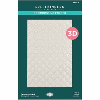 Orange Peel Quilt 3d Embossing Folder by Spel