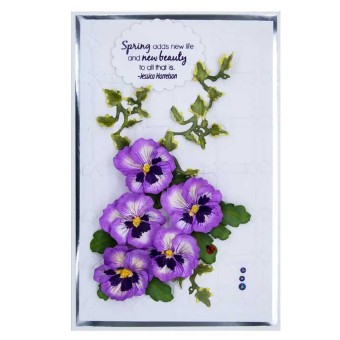 Pansy 3d Flower Paper Crafts Metal Dies