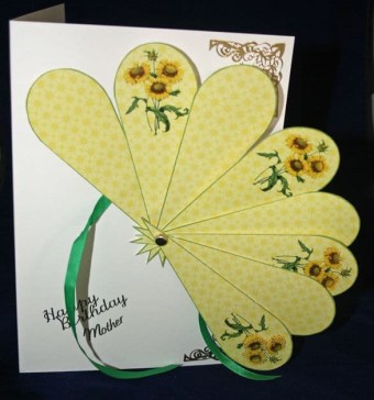 Pansy Fan 3d Decoupage Craft Sheet