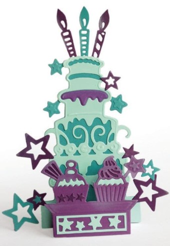 Party Cakes Papercuts Metal Dies - CEDPC1018