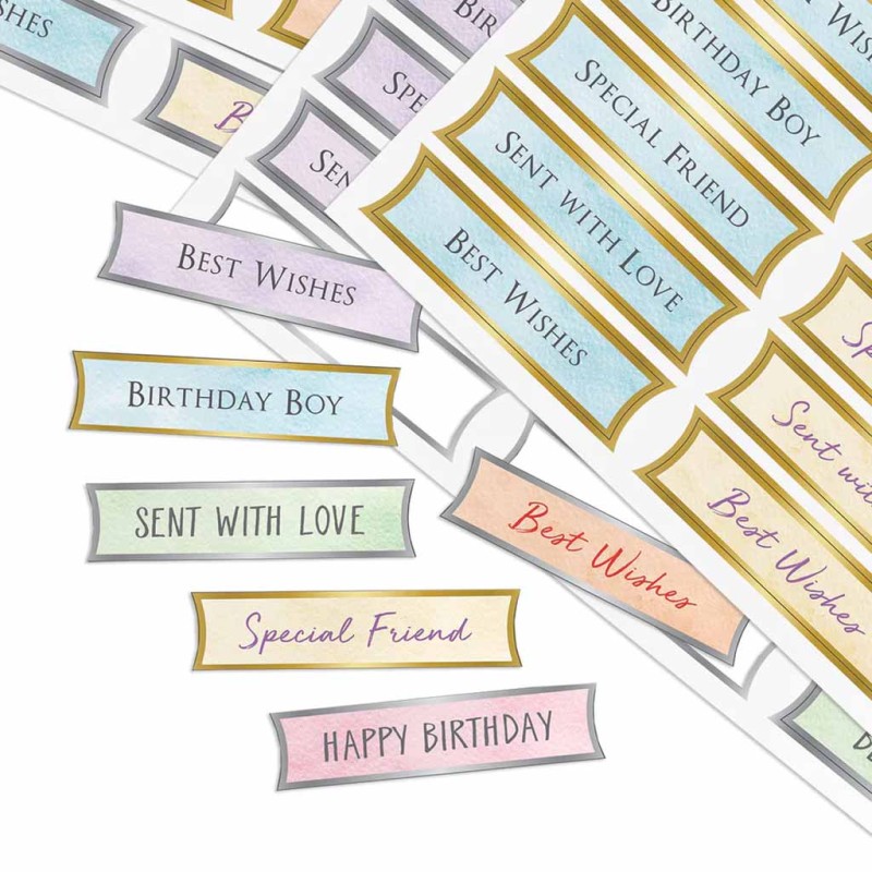 Pastel Birthday Banners Foiled & Die Cut Pack