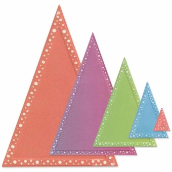 Patti's Perfect Triangles Nesting Paper Craft