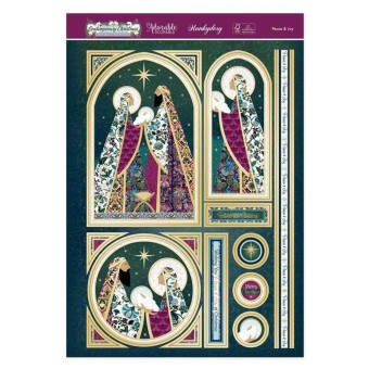 Peace & Joy Nativity Luxury Paper Craft Toppe