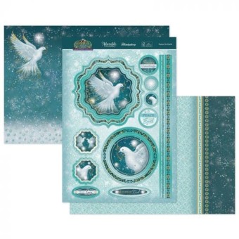 Peace On Earth Luxury Topper Paper Craft Set 