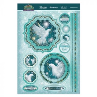 Peace On Earth Luxury Topper Paper Craft Set 