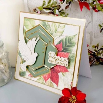 Peaceful Dove Paper Craft  Metal Cutting Dies