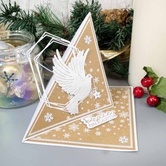 Peaceful Dove Paper Craft  Metal Cutting Dies