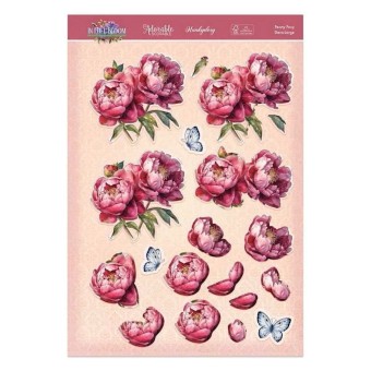 Peony Posy In Full Bloom Deco-Large Die Cut 3