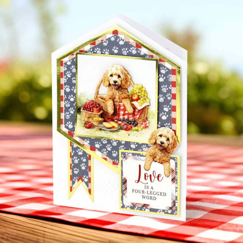 Picnic Pups Die Cut Toppers & 3d Decoupage Co