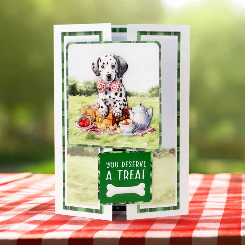 Picnic Pups Die Cut Toppers & 3d Decoupage Co