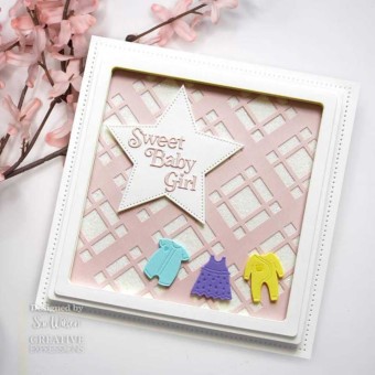 Pierced Star Set of 5 Nesting Paper Craft Die