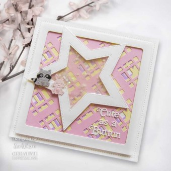 Pierced Star Set of 5 Nesting Paper Craft Die