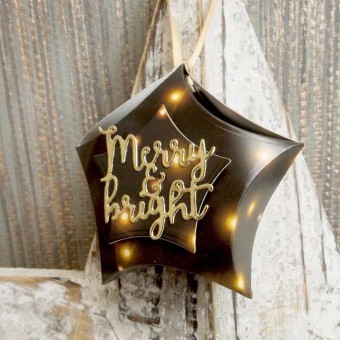 Pillow Box Star Gift Box 12 Cutting Metal Die