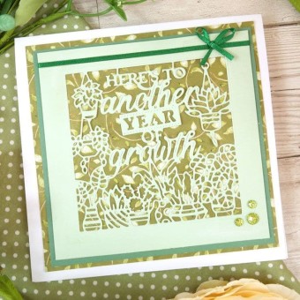 Planting & Potting Card Metal Die - Hunkydory