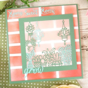 Planting & Potting Card Metal Die - Hunkydory