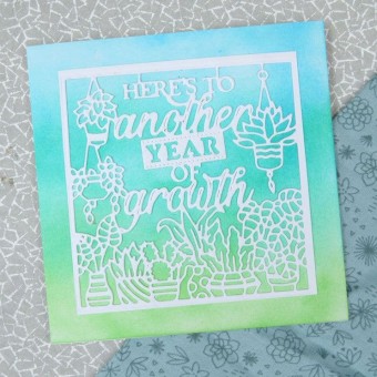 Planting & Potting Card Metal Die - Hunkydory