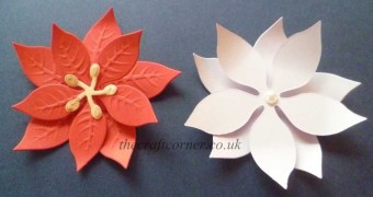 Poinsettia Die & Embossing Set by Marianne De