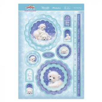 Polar Bear Hugs Luxury Topper Paper Craft Set