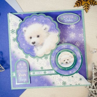 Polar Bear Hugs Luxury Topper Paper Craft Set