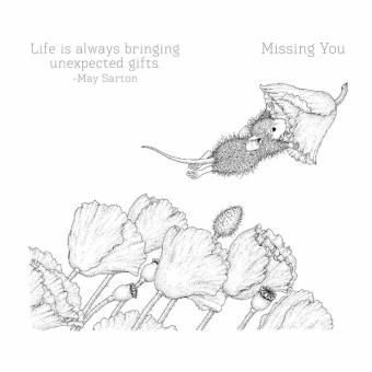 Popping By Cling Rubber Stamps By House-Mouse