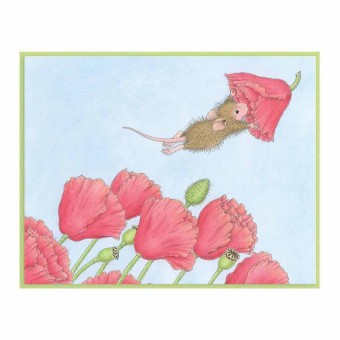 Popping By Cling Rubber Stamps By House-Mouse