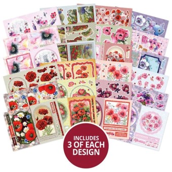 Precious Poppies Hunkydory 3D Decoupage Craft