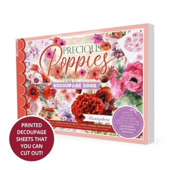 Precious Poppies Hunkydory 3D Decoupage Craft