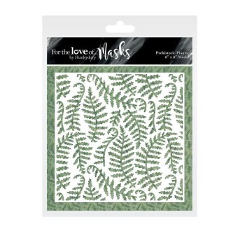 Prehistoric Plants  Dinosaur Masking Stencil 