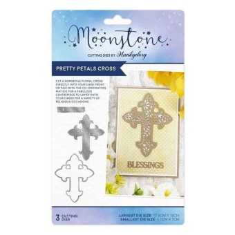 Pretty Petals Cross Paper Craft Metal Die by 