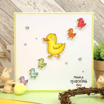 Quacking Good Fun Clear Rubber Stamps for Pap