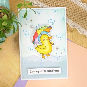 Quacking Good Fun Clear Rubber Stamps for Pap