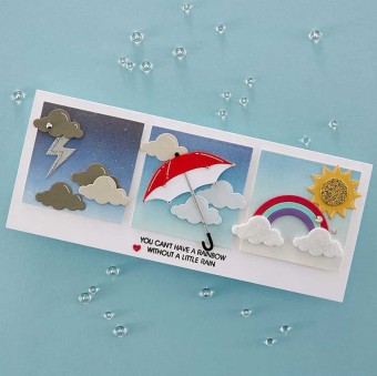 Rain or Shine Weather Paper Craft Cutting Die