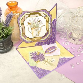 Relax & Unwind Lavender Die Cut Luxury Topper