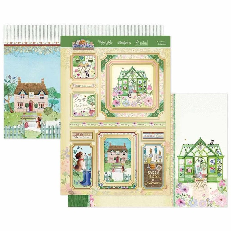 Treasured Moments Pretty Poppies Die Cut Luxury Topper Paper Craft Set