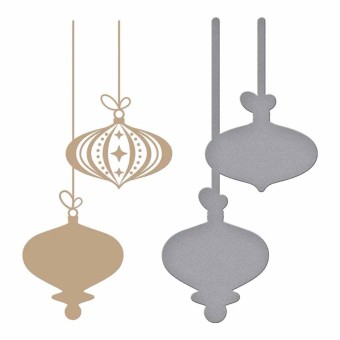 Retro Ornaments Spellbinders Hot Foil Plate &