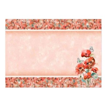 Ruby Blooms Die Cut Luxury Topper Set For Pap