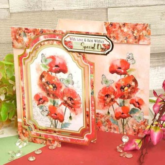 Ruby Blooms Die Cut Luxury Topper Set For Pap