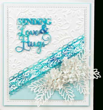 Ruffled Edge Flower Craft Dies by Sue Wilson 