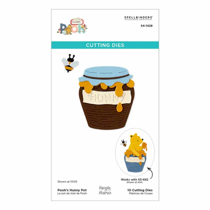 Pooh's Honey Pot Paper Craft Cutting Dies Win