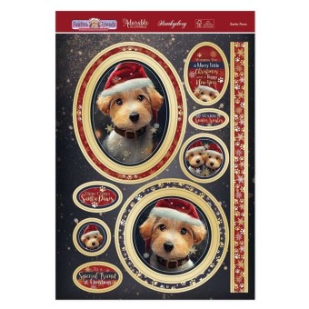 Santa Paws Dog Luxury Paper Craft Die Cut Top