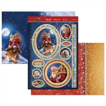 Santa's Here Luxury Topper Paper Craft Set fo