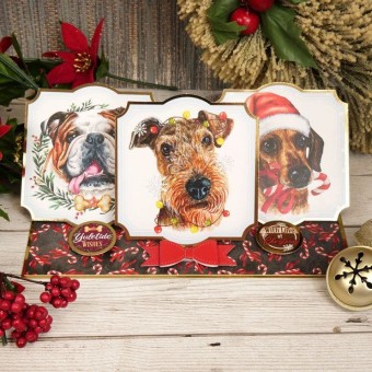 Santa's Little Yapper Pawsome Portraits Dog D