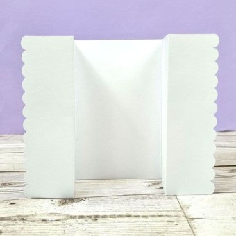 Scalloped Gatefold Card - Card Blanks & Envel