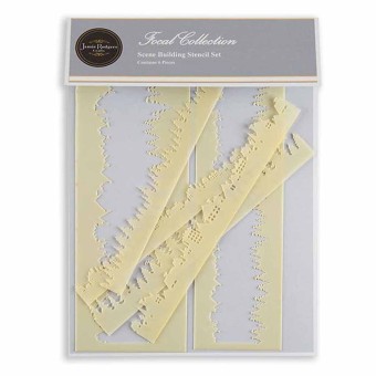 Scene Building Stencil Set for Paper Crafts &