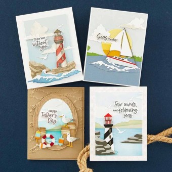 Set Sail Boat Craft Dies by Spellbinders